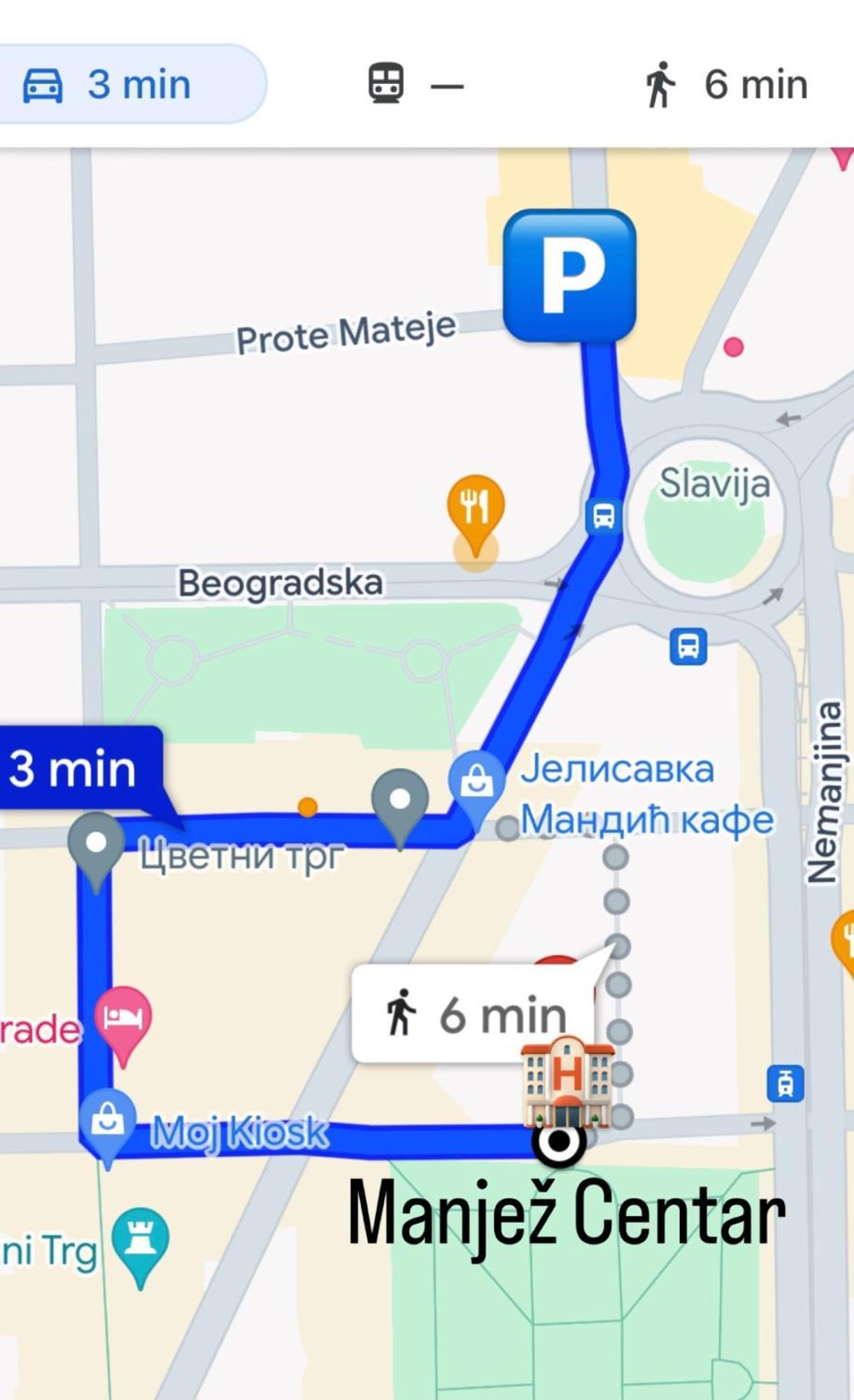 מלון בלגרד Manjez Centar מראה חיצוני תמונה